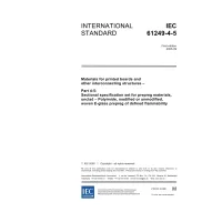 IEC 61249-4-5 Ed. 1.0 en:2005