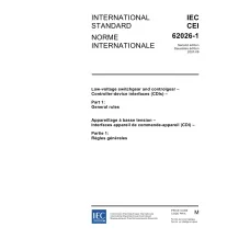 IEC 62026-1 Ed. 2.0 b:2007 IEC 62026-1 Ed. 2.0 b:2007