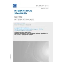 IEC 60364-5-54 Ed. 3.0 b:2011