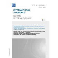 IEC 61189-5-301 Ed. 1.0 b:2021 IEC 61189-5-301 Ed. 1.0 b:2021