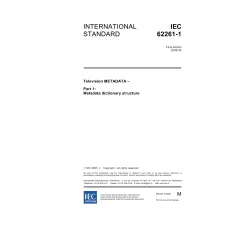 IEC 62261-1 Ed. 1.0 en:2005 IEC 62261-1 Ed. 1.0 en:2005