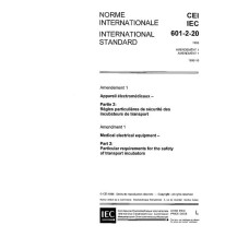IEC 60601-2-20 Amd.1 Ed. 1.0 b:1996 IEC 60601-2-20 Amd.1 Ed. 1.0 b:1996