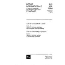 IEC 60706-6 Ed. 1.0 b:1994 IEC 60706-6 Ed. 1.0 b:1994