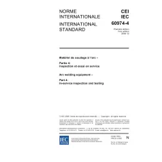 IEC 60974-4 Ed. 1.0 b:2006 IEC 60974-4 Ed. 1.0 b:2006