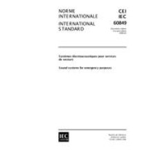 IEC 60849 Ed. 2.0 b:1998 IEC 60849 Ed. 2.0 b:1998