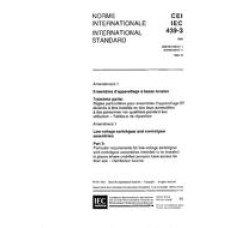 IEC 60439-3 Amd.1 Ed. 1.0 b:1993 IEC 60439-3 Amd.1 Ed. 1.0 b:1993