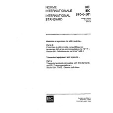 IEC 60870-6-501 Ed. 1.0 b:1995 IEC 60870-6-501 Ed. 1.0 b:1995