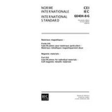 IEC 60404-8-6 Ed. 2.0 b:1999