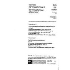 IEC 60169-9 Amd.1 Ed. 1.0 b:1996