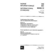 IEC 60384-13 Ed. 2.0 b:1991