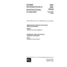 IEC 60574-2 Ed. 2.0 b:1992 IEC 60574-2 Ed. 2.0 b:1992