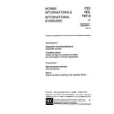 IEC 60747-3 Amd.1 Ed. 1.0 b:1991