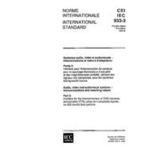 IEC 60933-3 Ed. 1.0 b:1992 IEC 60933-3 Ed. 1.0 b:1992