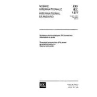 IEC 61277 Ed. 1.0 b:1995
