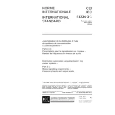 IEC 61334-3-1 Ed. 1.0 b:1998 IEC 61334-3-1 Ed. 1.0 b:1998