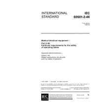 IEC 60601-2-46 Ed. 1.0 en:1998 IEC 60601-2-46 Ed. 1.0 en:1998