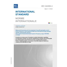IEC /IEEE 62209-3 Ed. 1.0 b:2019 IEC /IEEE 62209-3 Ed. 1.0 b:2019