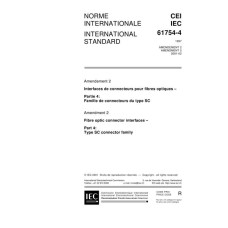 IEC 61754-4 Amd.2 Ed. 1.0 b:2001 IEC 61754-4 Amd.2 Ed. 1.0 b:2001