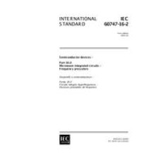 IEC 60747-16-2 Ed. 1.0 en:2001