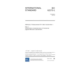 IEC 62273-1 Ed. 1.0 en:2007 IEC 62273-1 Ed. 1.0 en:2007