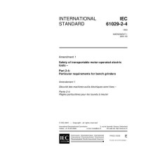 IEC 61029-2-4 Amd.1 Ed. 1.0 en:2001 IEC 61029-2-4 Amd.1 Ed. 1.0 en:2001