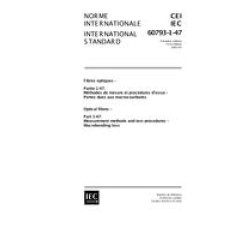 IEC 60793-1-47 Ed. 1.0 b:2001 IEC 60793-1-47 Ed. 1.0 b:2001