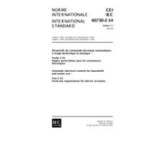 IEC 60730-2-14 Ed. 1.1 b:2001