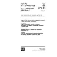 IEC 60730-2-3 Ed. 1.2 b:2001 IEC 60730-2-3 Ed. 1.2 b:2001