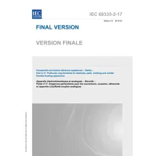 IEC 60335-2-17 Ed. 3.2 b:2019 IEC 60335-2-17 Ed. 3.2 b:2019