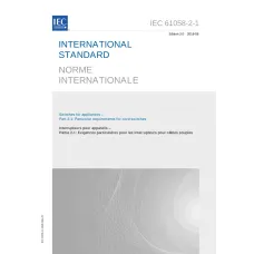 IEC 61058-2-1 Ed. 3.0 b:2018 IEC 61058-2-1 Ed. 3.0 b:2018