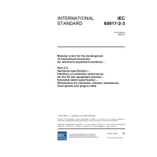 IEC 60917-2-3 Ed. 1.0 en:2006 IEC 60917-2-3 Ed. 1.0 en:2006