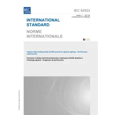 IEC 62922 Ed. 1.1 b:2021 IEC 62922 Ed. 1.1 b:2021