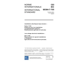 IEC 60364-7-705 Ed. 2.0 b:2006 IEC 60364-7-705 Ed. 2.0 b:2006