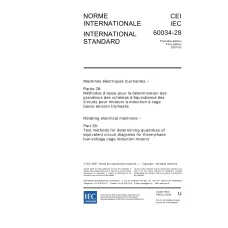 IEC 60034-28 Ed. 1.0 b:2007 IEC 60034-28 Ed. 1.0 b:2007