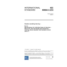 IEC 60684-3-233 Ed. 2.0 en:2006 IEC 60684-3-233 Ed. 2.0 en:2006