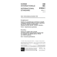 IEC 61834-1 Ed. 1.1 b:2001