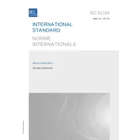 IEC 61184 Ed. 4.0 b:2017