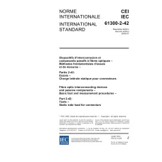 IEC 61300-2-42 Ed. 2.0 b:2005 IEC 61300-2-42 Ed. 2.0 b:2005
