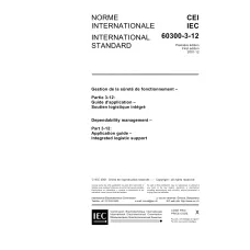 IEC 60300-3-12 Ed. 1.0 b:2001 IEC 60300-3-12 Ed. 1.0 b:2001