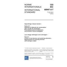IEC 60947-5-7 Ed. 1.0 b:2003 IEC 60947-5-7 Ed. 1.0 b:2003