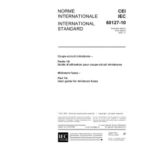IEC 60127-10 Ed. 1.0 b:2001 IEC 60127-10 Ed. 1.0 b:2001