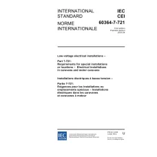 IEC 60364-7-721 Ed. 1.0 b:2007 IEC 60364-7-721 Ed. 1.0 b:2007