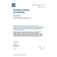 IEC 61249-2-31 Ed. 1.0 b:2009 IEC 61249-2-31 Ed. 1.0 b:2009