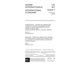 IEC 61834-7 Ed. 1.0 b:2001 IEC 61834-7 Ed. 1.0 b:2001