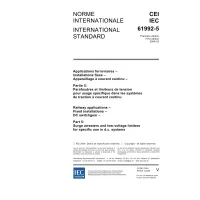 IEC 61992-5 Ed. 1.0 b:2006