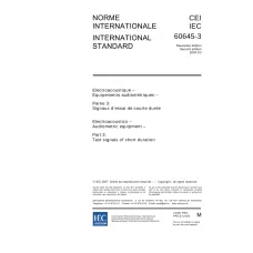 IEC 60645-3 Ed. 2.0 b:2007 IEC 60645-3 Ed. 2.0 b:2007