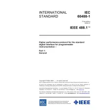 IEC 60488-1 Ed. 1.0 en:2004 IEC 60488-1 Ed. 1.0 en:2004