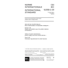 IEC 61558-2-20 Ed. 1.0 b:2000 IEC 61558-2-20 Ed. 1.0 b:2000