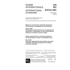 IEC 61010-2-081 Ed. 1.0 b:2001 IEC 61010-2-081 Ed. 1.0 b:2001