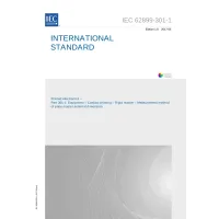IEC 62899-301-1 Ed. 1.0 en:2017